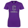 Thumbnail image for  Next Level Womens Purple Boyfriend Tee