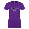 Thumbnail image for  Next Level Womens Purple Boyfriend Tee
