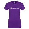 Thumbnail image for  Next Level Womens Purple Boyfriend Tee