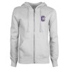 Thumbnail image for  ENZA Womens White Fleece Full Zip Hoodie