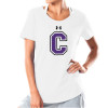 Thumbnail image for  Under Armour Womens White Charged Cotton Tee