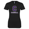 Thumbnail image for  Next Level Womens Black Boyfriend Tee
