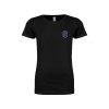 Thumbnail image for  Next Level Girls Black Fashion Fit T Shirt
