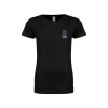 Thumbnail image for  Next Level Girls Black Fashion Fit T Shirt