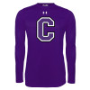 Thumbnail image for  Under Armour Purple Long Sleeve Tech Tee