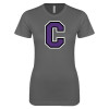 Thumbnail image for  Next Level Womens Charcoal Boyfriend Tee