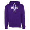 Thumbnail image for  Bella + Canvas Purple Fleece Hood