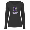 Thumbnail image for  Womens Dark Heather Long Sleeve V Neck Tee 