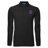 Thumbnail image for  Black Long Sleeve Polo