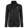 Thumbnail image for  Womens Black Heather Fleece Jacket
