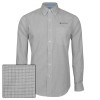 Thumbnail image for  Charcoal Plaid Long Sleeve Button Down