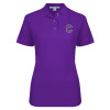 Thumbnail image for  Womens Silk Touch Purple Pique Polo