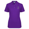 Thumbnail image for  Womens Silk Touch Purple Pique Polo