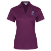 Thumbnail image for  Womens Purple Performance Fine Jacquard Polo