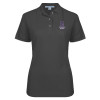 Thumbnail image for  Womens Silk Touch Charcoal Pique Polo