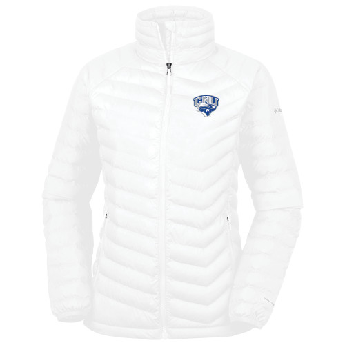 Christopher Newport Columbia Womens White Powder Lite Jacket