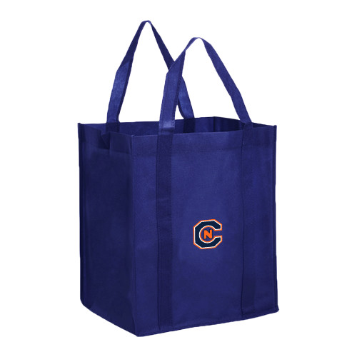  Non Woven Navy Grocery Tote - Official Logo