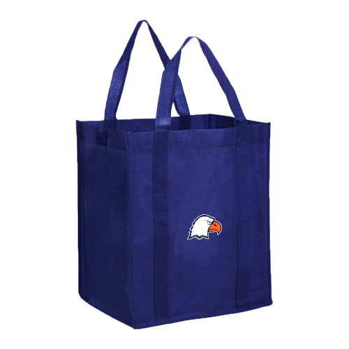  Non Woven Navy Grocery Tote - Eagle Head