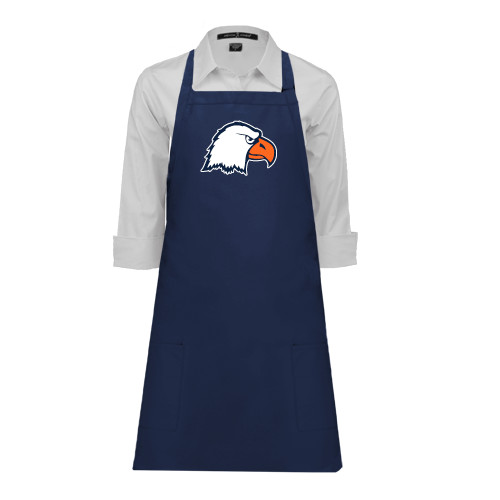  Full Length Navy Apron - Eagle Head