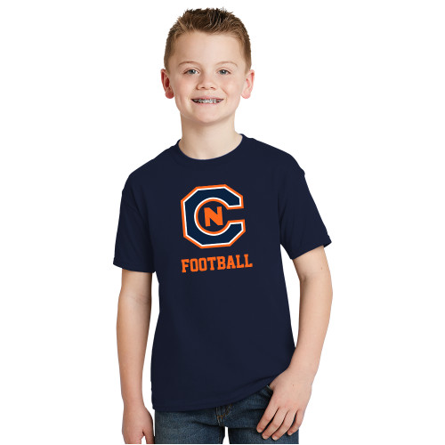 Youth Navy T Shirt - Football
