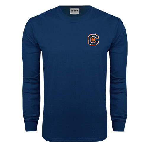 Navy Long Sleeve T-Shirt - Official Logo