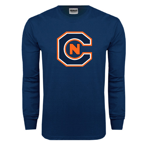  Navy Long Sleeve T-Shirt - Official Logo