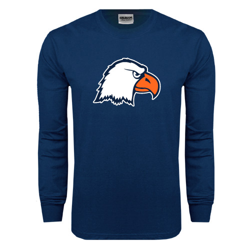  Navy Long Sleeve T-Shirt - Eagle Head