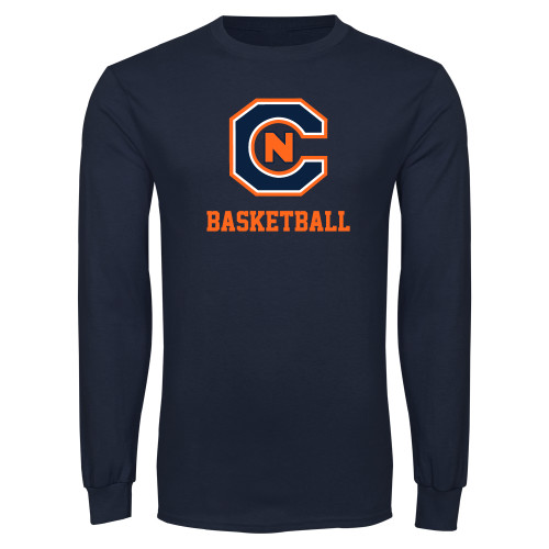  Navy Long Sleeve T-Shirt - Basketball