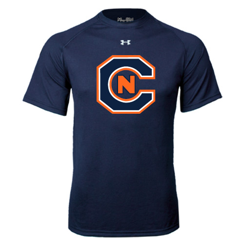  Under Armour Navy Tech Tee - Official Logo