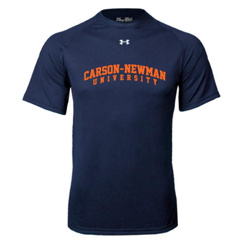  Under Armour Navy Tech Tee - Arched Carson-Newman University