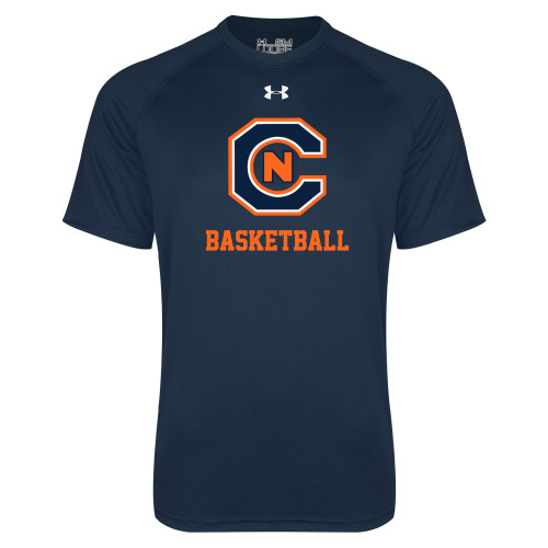  Under Armour Navy Tech Tee - Basketball