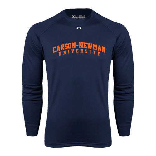  Under Armour Navy Long Sleeve Tech Tee - Arched Carson-Newman University