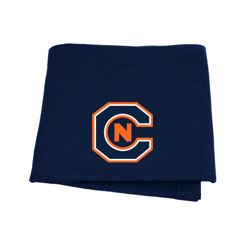  Navy Sweatshirt Blanket - Official Logo