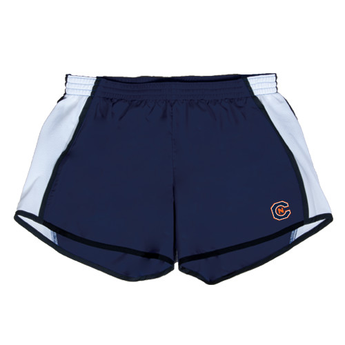  Womens Navy/White Team Short - Official Logo