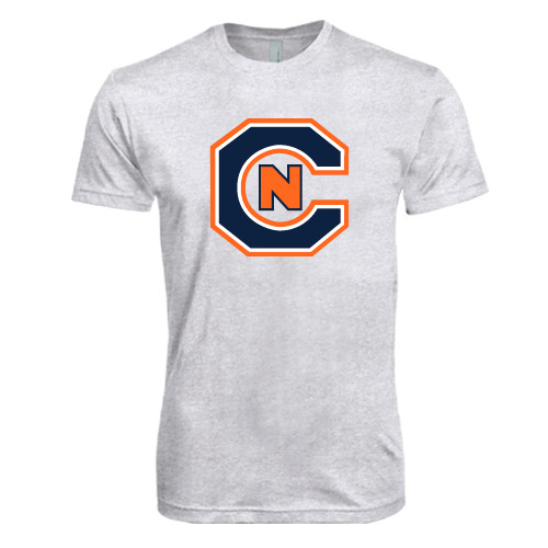  Next Level Heather White Triblend Tee - Official Logo