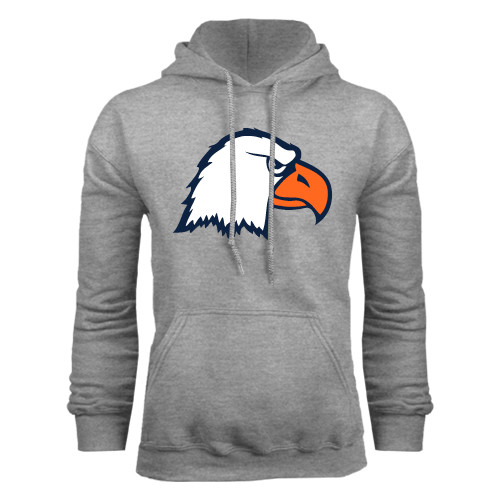  Grey Fleece Hoodie - Eagle Head