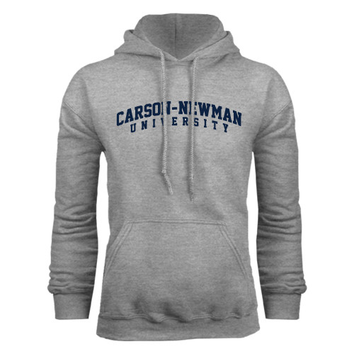  Grey Fleece Hoodie - Arched Carson-Newman University