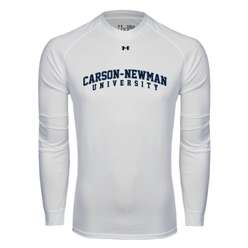  Under Armour White Long Sleeve Tech Tee - Arched Carson-Newman University