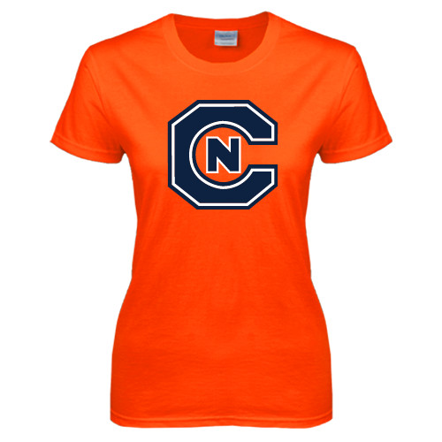  Womens Orange Short Sleeve Tee - Official Logo