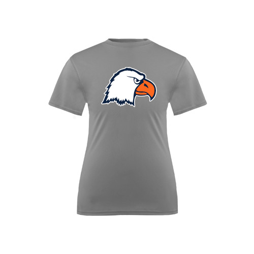  Youth Performance Grey Concrete Tee - Eagle Head