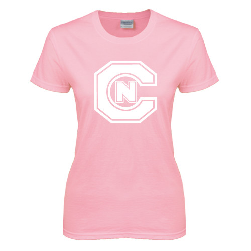  Womens Pink Short Sleeve Tee - Official Logo