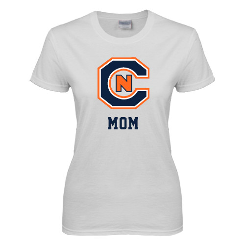  Womens White Short Sleeve Tee - Mom