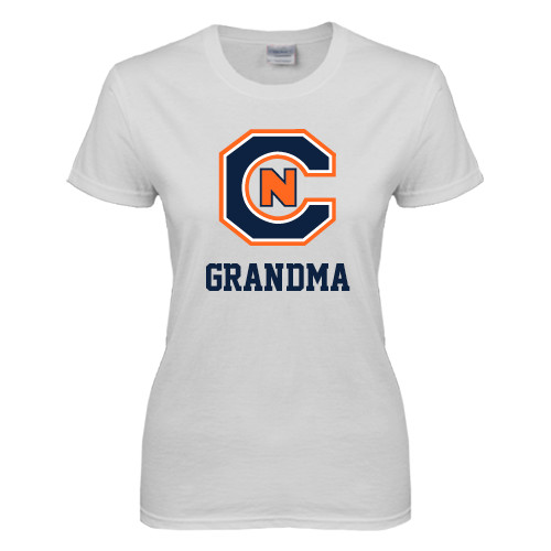  Womens White Short Sleeve Tee - Grandma