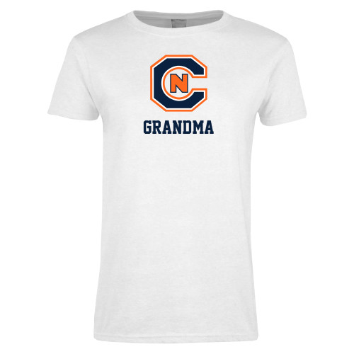  Womens White Short Sleeve Tee - Grandma