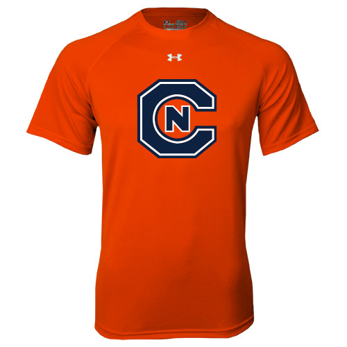  Under Armour Orange Tech Tee - Official Logo