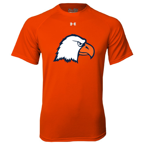  Under Armour Orange Tech Tee - Eagle Head