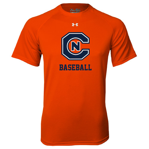  Under Armour Orange Tech Tee - Baseball