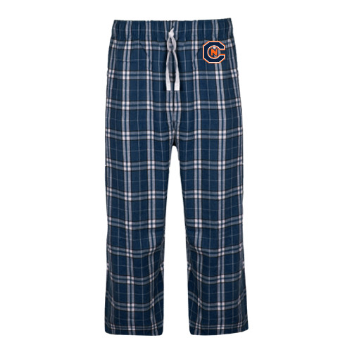  Navy/White Flannel Pajama Pant - Official Logo