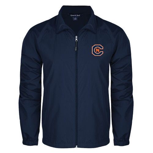  Navy Full Zip Wind Jacket - Official Logo