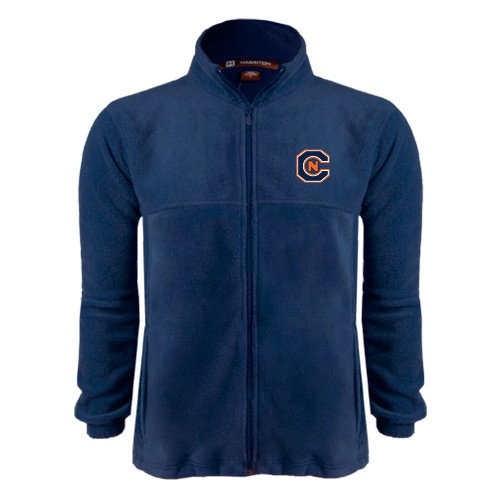  Navy Fleece Full Zip  Jacket - Official Logo